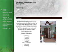 Tablet Screenshot of northland-remodeling.com